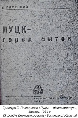 «Луцьк – місто тортур»: архівні матеріали про перебування комуністів у Луцькій в’язниці у 1919-1939 рр.